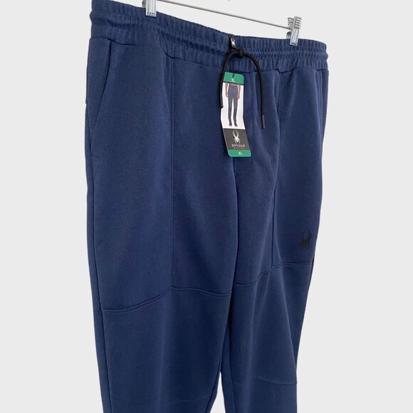 Spyder Active ProWeb Performance Jogger Pants Blue Men's XL Tapered Stretch New - Picture 5 of 10